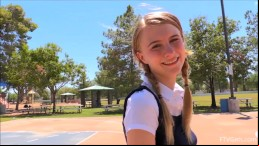 Petite Blonde Makes Herself Orgasm 3